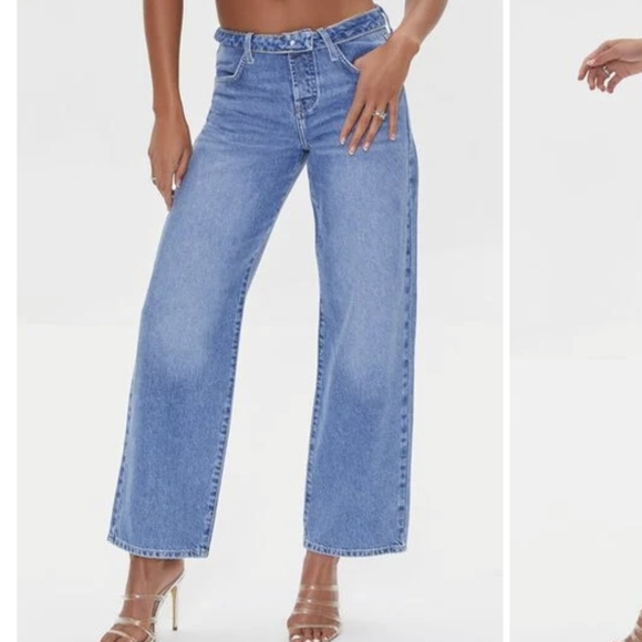 New Mom jeans mid rise Straight-Leg - Picture 3 of 12